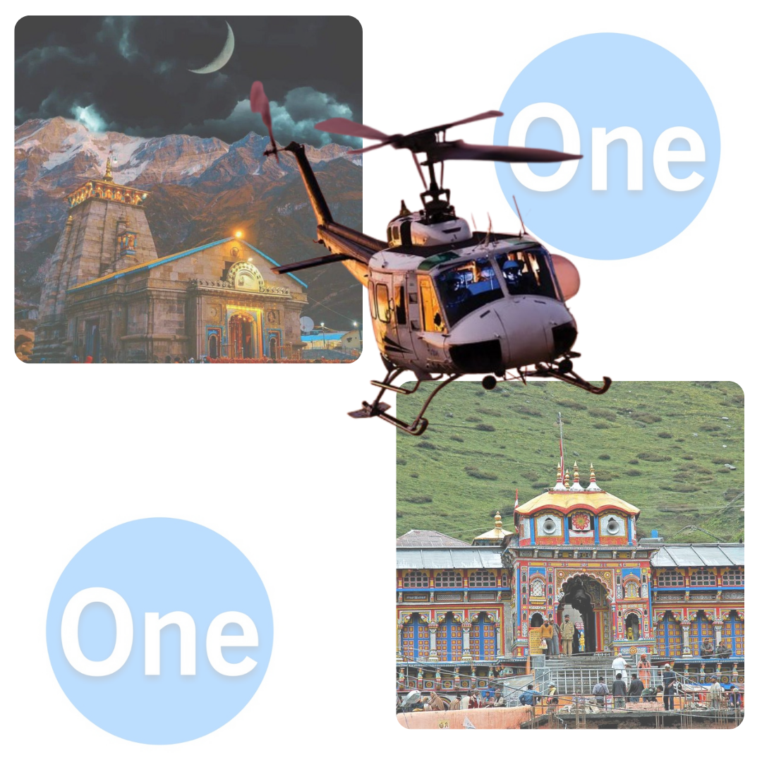 Do Dham Yatra By Helicopter (Same Day Return)