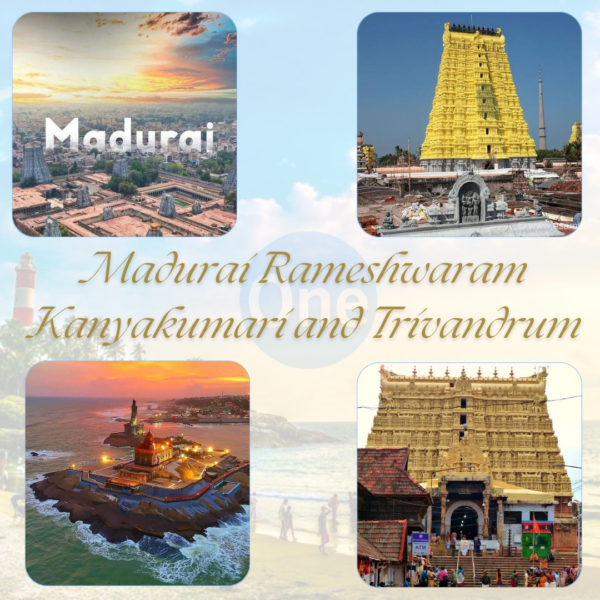 Sacred Trails of South India: Madurai Rameshwaram Kanyakumari and Trivandrum